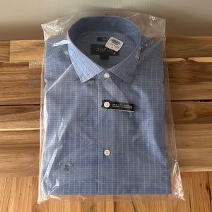AWearNess by Kenneth Cole 80’s 2-Ply Blue Button Down